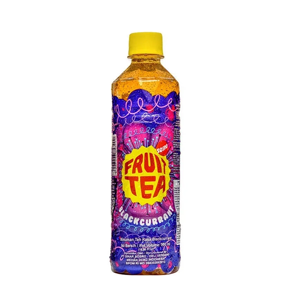FRUIT TEA BLACK CURRANT 500ML