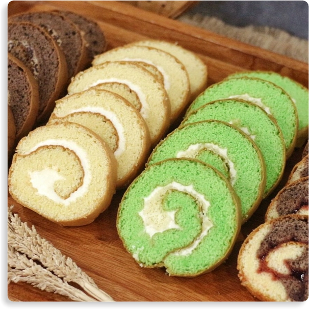 Bolu Gulung Slice