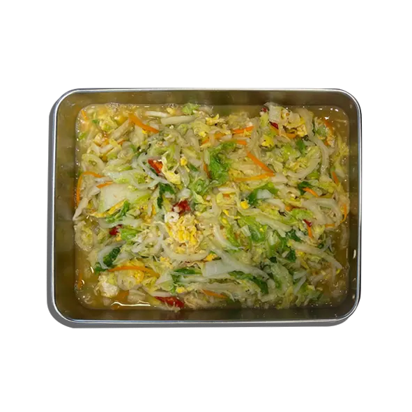 Tumis Sawi Putih Telur