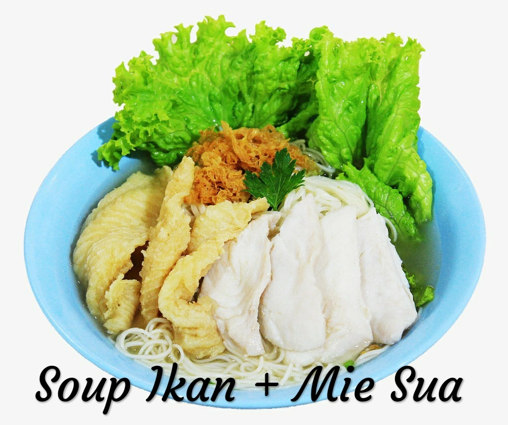 Soup Ikan + mie sua