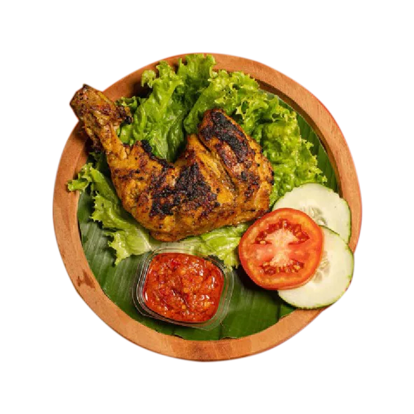 Ayam Bakar + Nasi Pulen