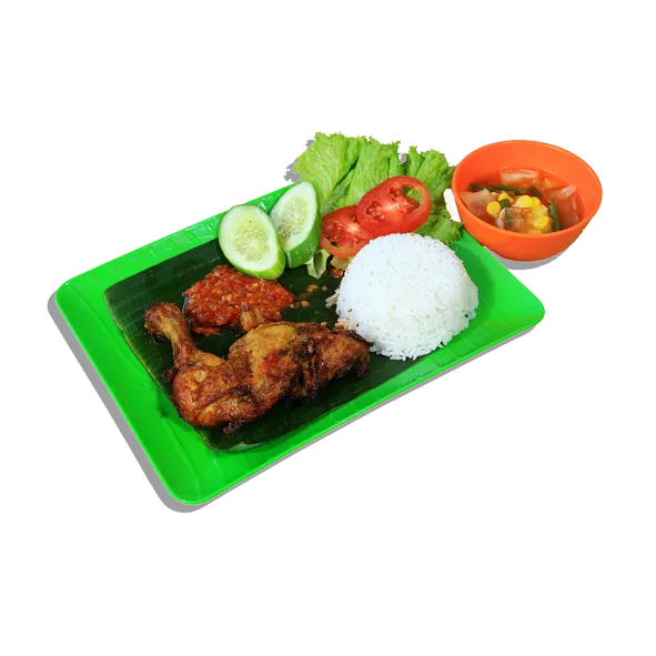 Ayam Goreng Kalasan + Nasi
