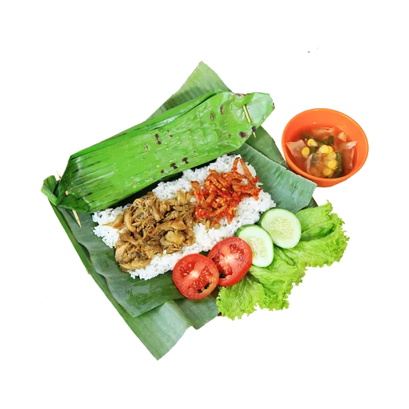 Nasi Bakar Ayam Kecap