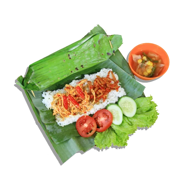 Nasi Bakar Ayam Pedas