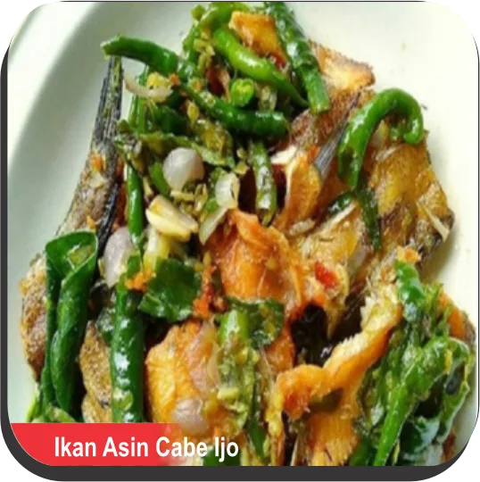 Ikan Asin Cabe Ijo