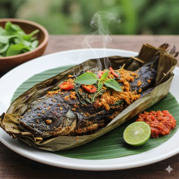 Ikan Lebam Pepes