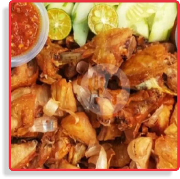 Ayam Goreng Bawang ½ Porsi