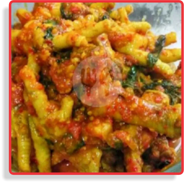 Ceker sambal Merah