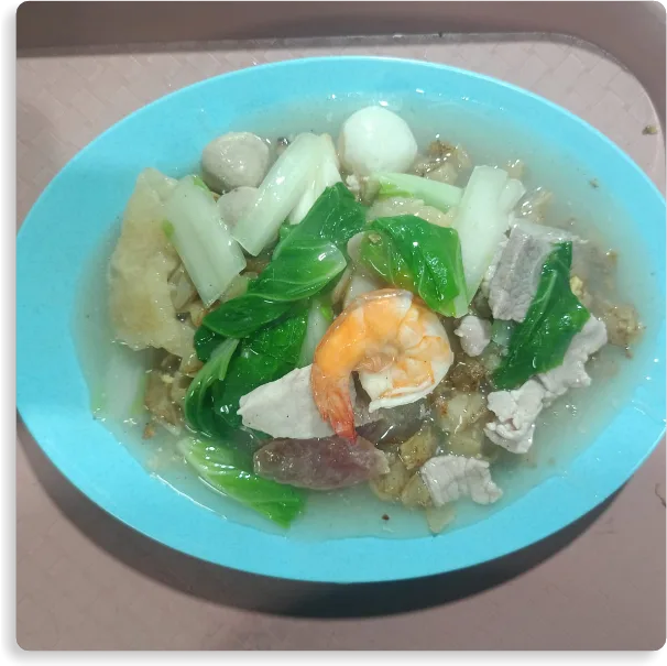 Kuetiau Basah Bak
