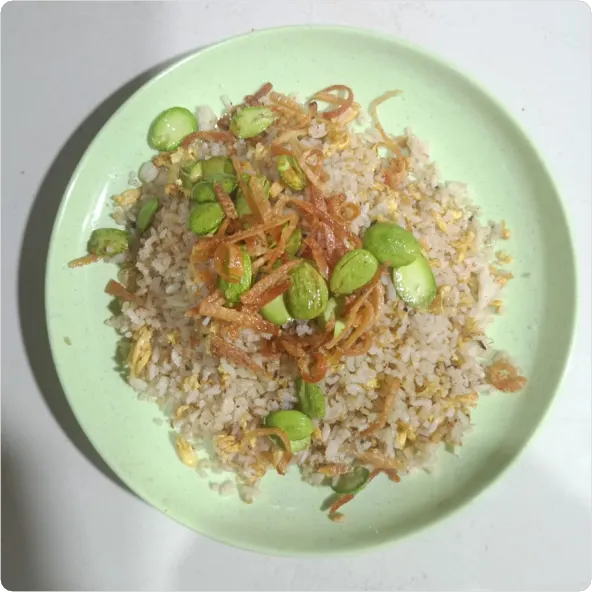 Nasi Goreng Ikan Asin Petai