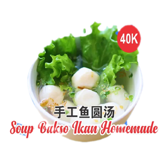 Soup Bakso Ikan Homemade