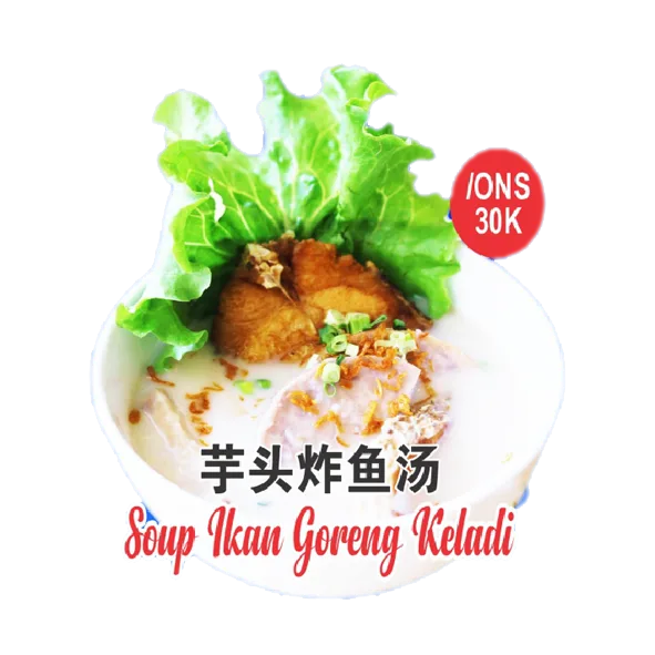 Soup Ikan Goreng Keladi