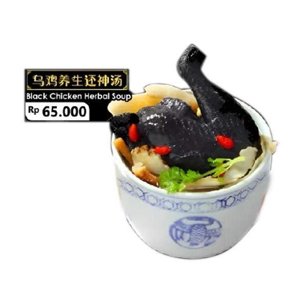 Soup Herbal Ayam Hitam