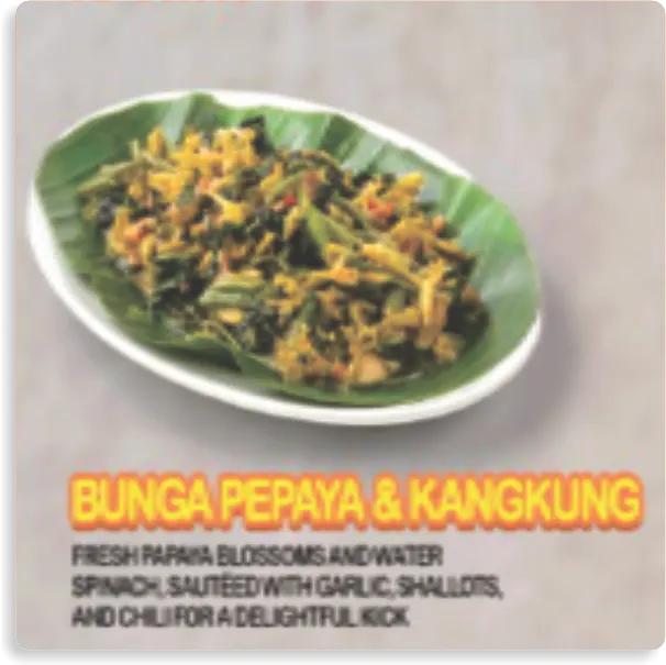 Bunga Pepaya & Kangkung