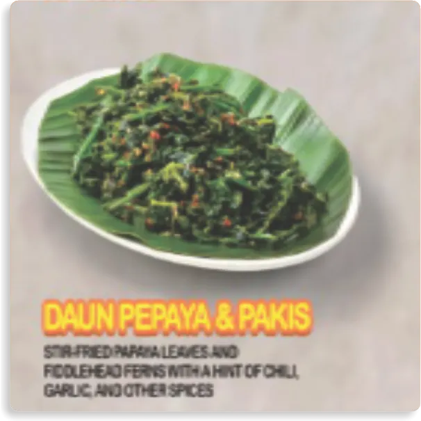 Daun Pepaya & Pakis