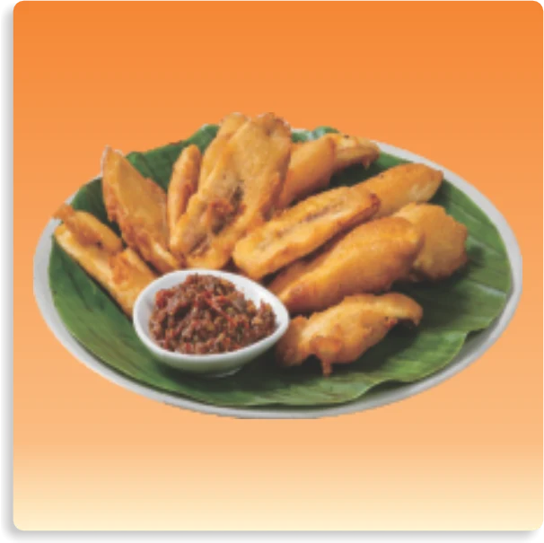 Pisang Goreng Sambal Roa