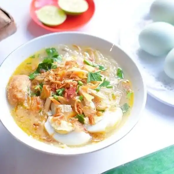 Bihun Siram Campur Telur