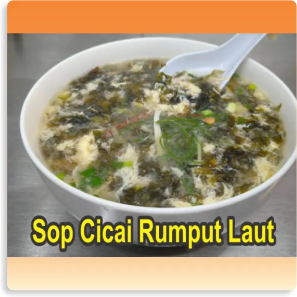 Sop Cicai Rumput Laut
