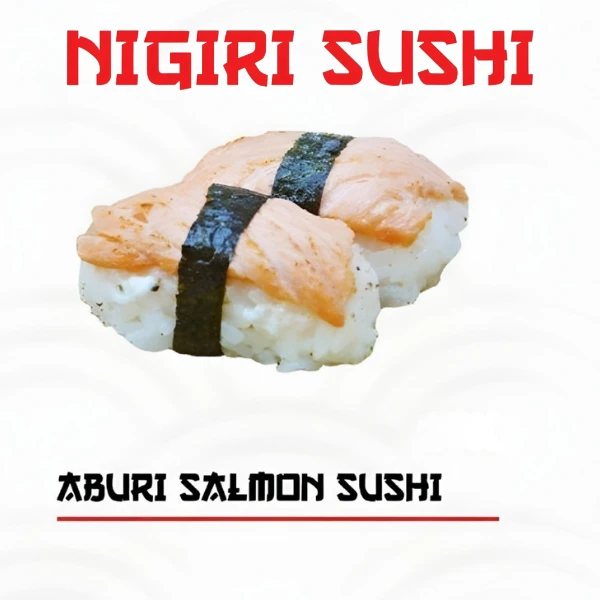 Aburi Salmon Sushi