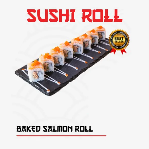 Baked Salmon Roll