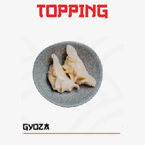 Gyoza topping