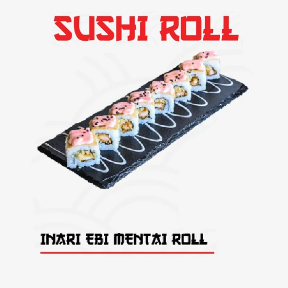 Inari Ebi Mentai Roll