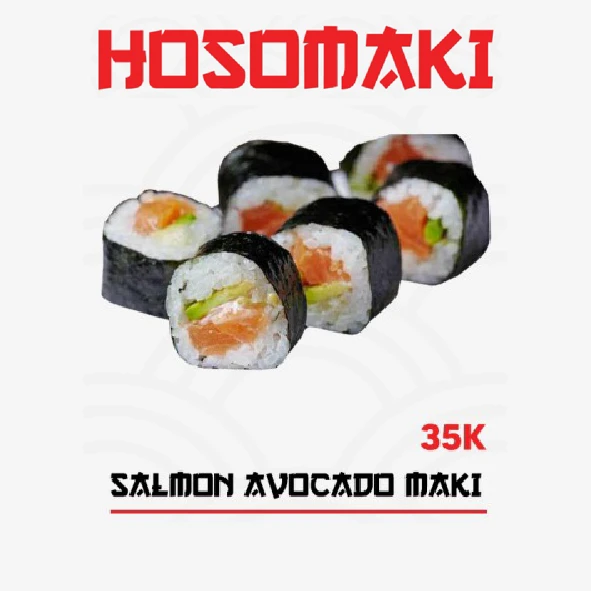 Salmon Avocado Maki