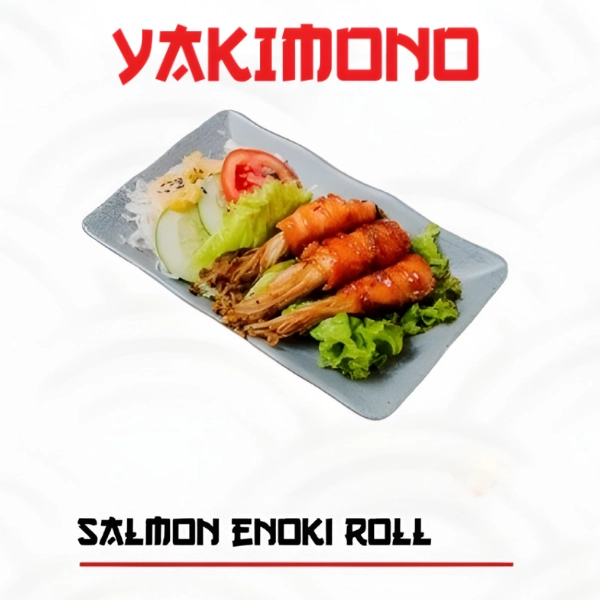 Salmon Enoki Roll