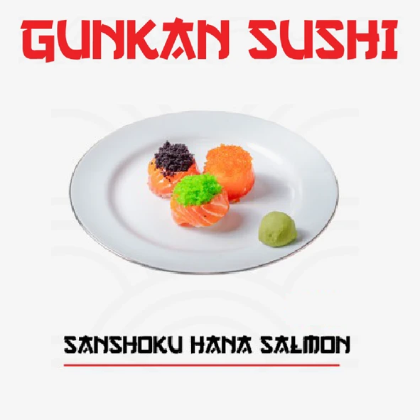 Sanshoku Hana Salmon