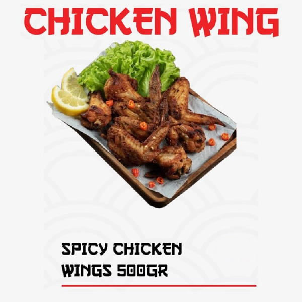 Spicy Chicken Wings 500gr