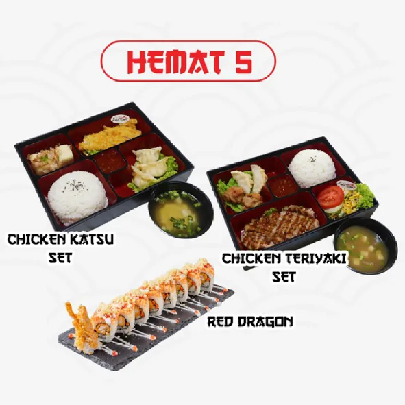 Sushi Paket Hemat 5