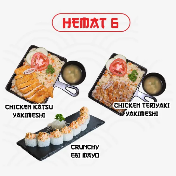Sushi Peket Hemat 6