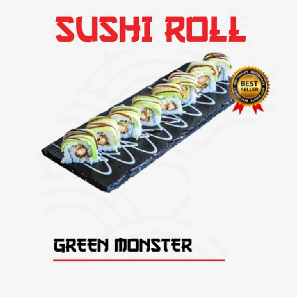 Sushi Roll Green Monster