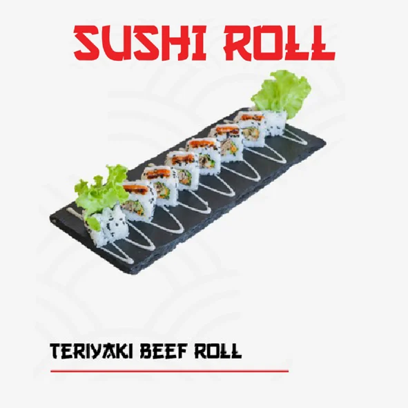 Teriyaki Beef Roll